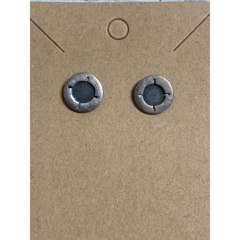 Martin and Denise Stecher Anglo Sterling Silver  Earrings‎ 1.5g Southwest